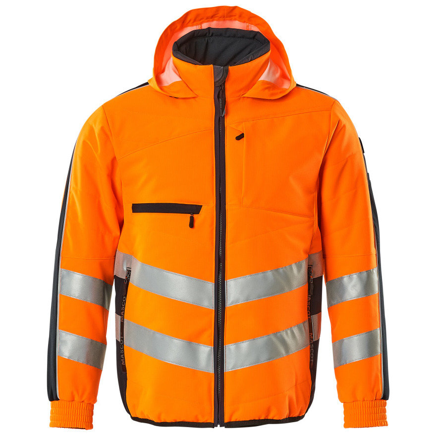 MASCOT® Dartford Thermojacke Größe S, hi-vis orange/schwarzblau Produktbild img1 L
