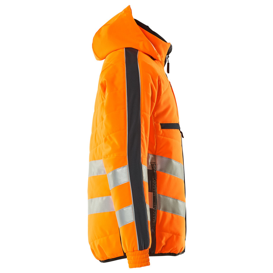 MASCOT® Dartford Thermojacke Größe S, hi-vis orange/schwarzblau Produktbild img5 L