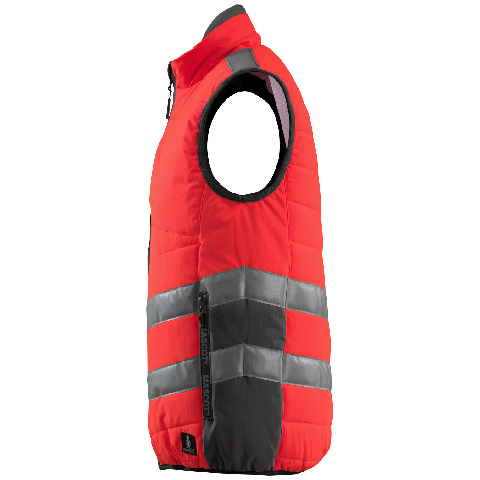 MASCOT® Grimsby Thermoweste Größe 4XL, hi-vis rot/dunkelanthrazit Produktbild img3 L