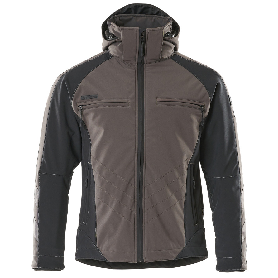 Darmstadt Softsh.-Jacke dunkelanthrazit/schwarz, Mascot Produktbild img1 L
