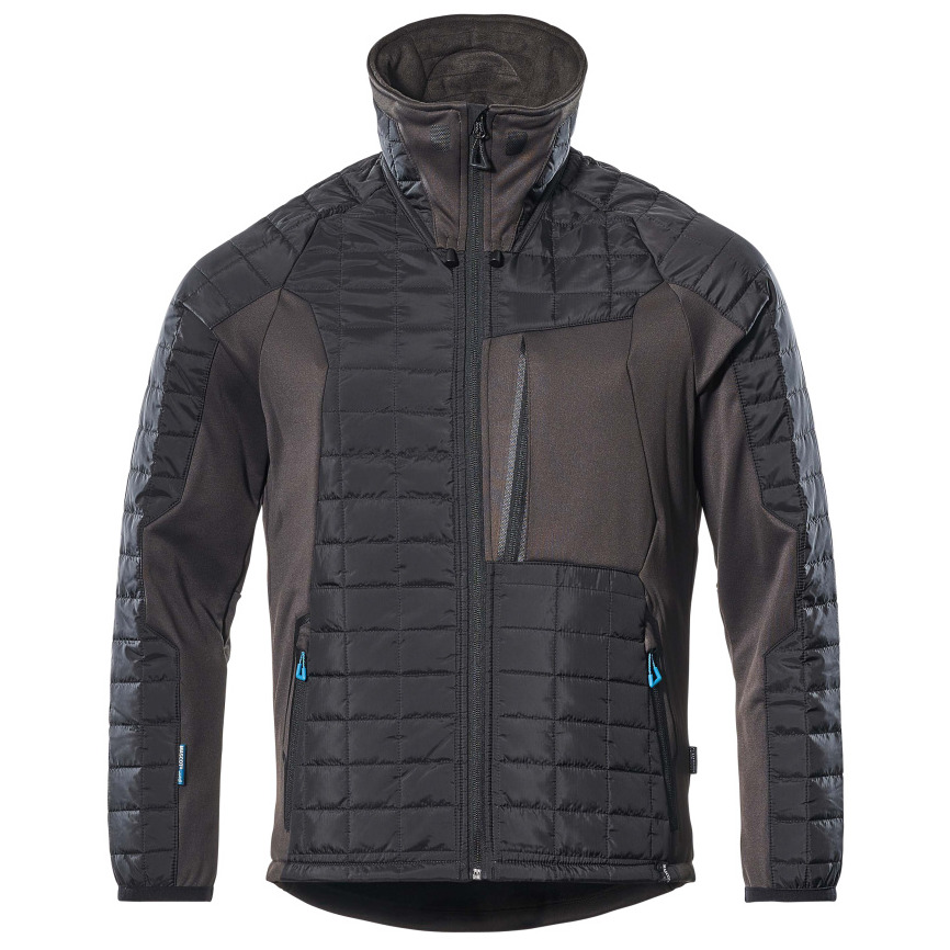 Thermojacke mit CLIMASCOT® Thermojacke Größe L, schwarz/dunkelanthrazit Produktbild img1 L