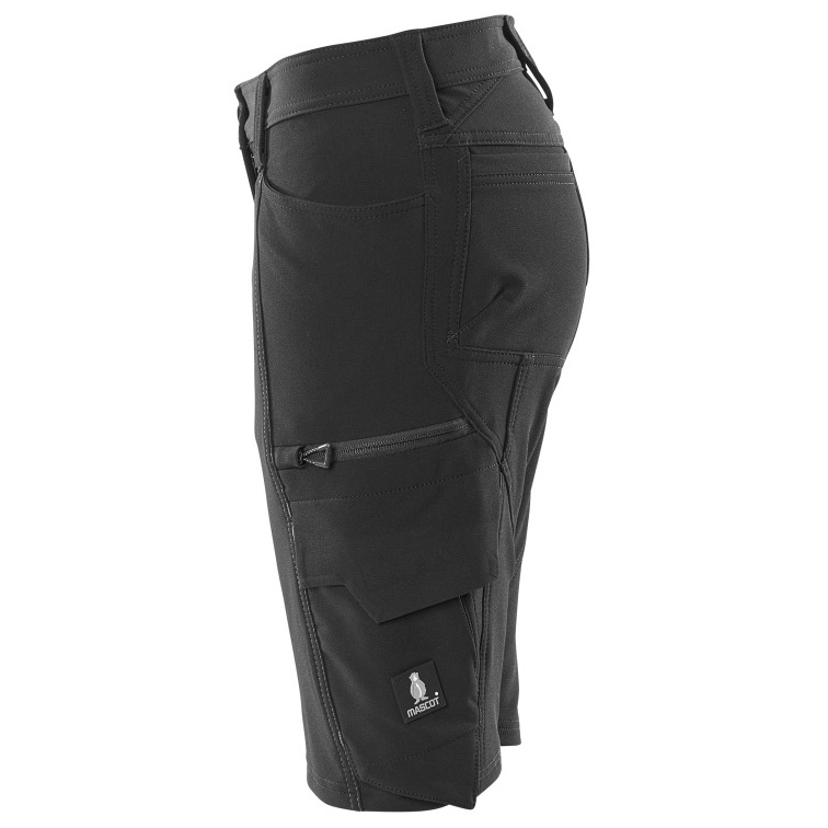 Shorts, Damenpassform, DIAMOND, Stretch Shorts Größe C38, schwarz Produktbild img3 L