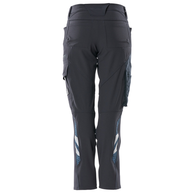 Hose, Damen,DIAMOND, Knietaschen,Stretch Hose Größe 82C52, schwarzblau Produktbild img4 L