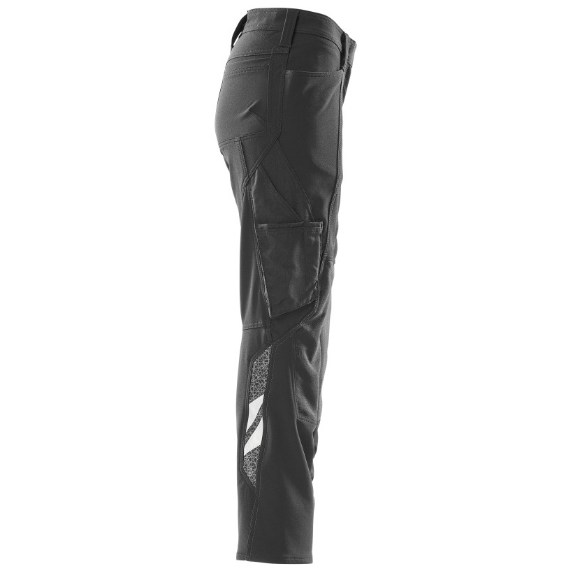 Hose, Damen,DIAMOND, Knietaschen,Stretch Hose Größe 76C46, schwarz Produktbild img5 L