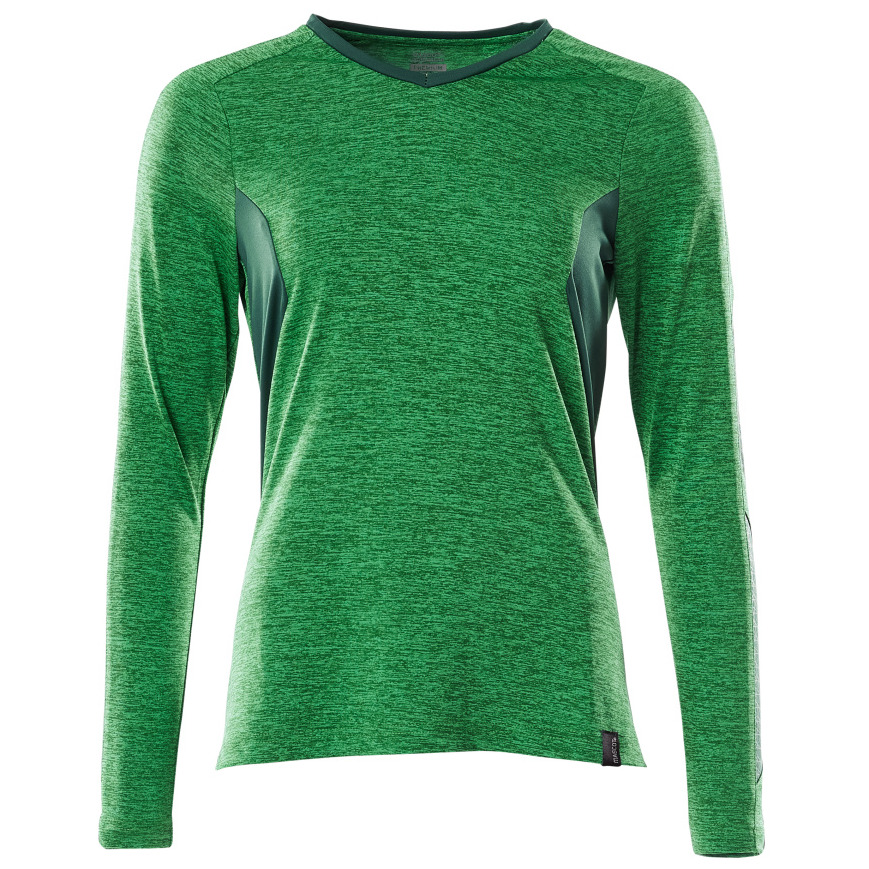 T-Shirt Damen COOLMAX, Langarm grasgrün/grün,  2XLONE Mascot Produktbild img1 L