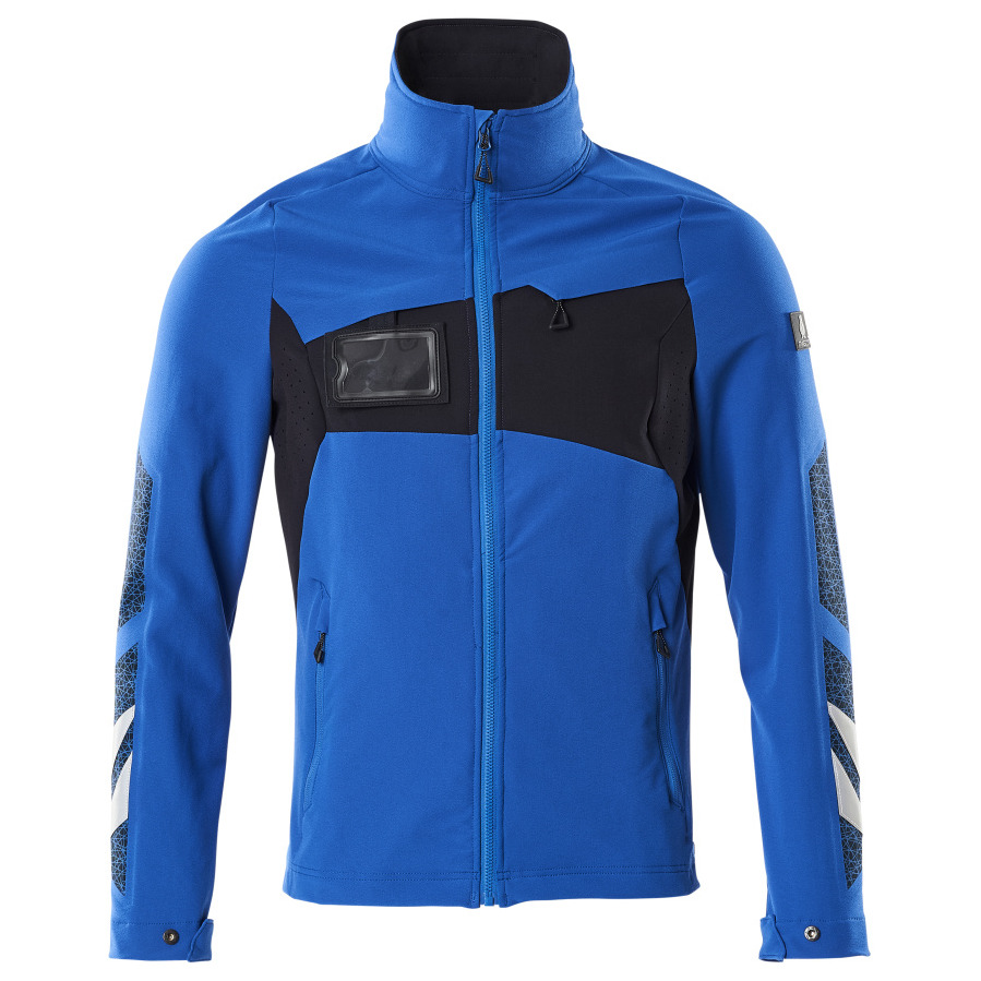 Jacke, ULTIMATE STRETCH, leicht Arbeitsjacke Größe XL, azurblau/schwarzblau Produktbild img1 L