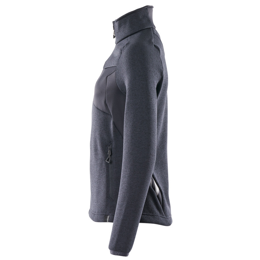 Strickpullover mit Reißverschluss, Damen Strickjacke Größe 4XL, schwarzblau Produktbild img3 L