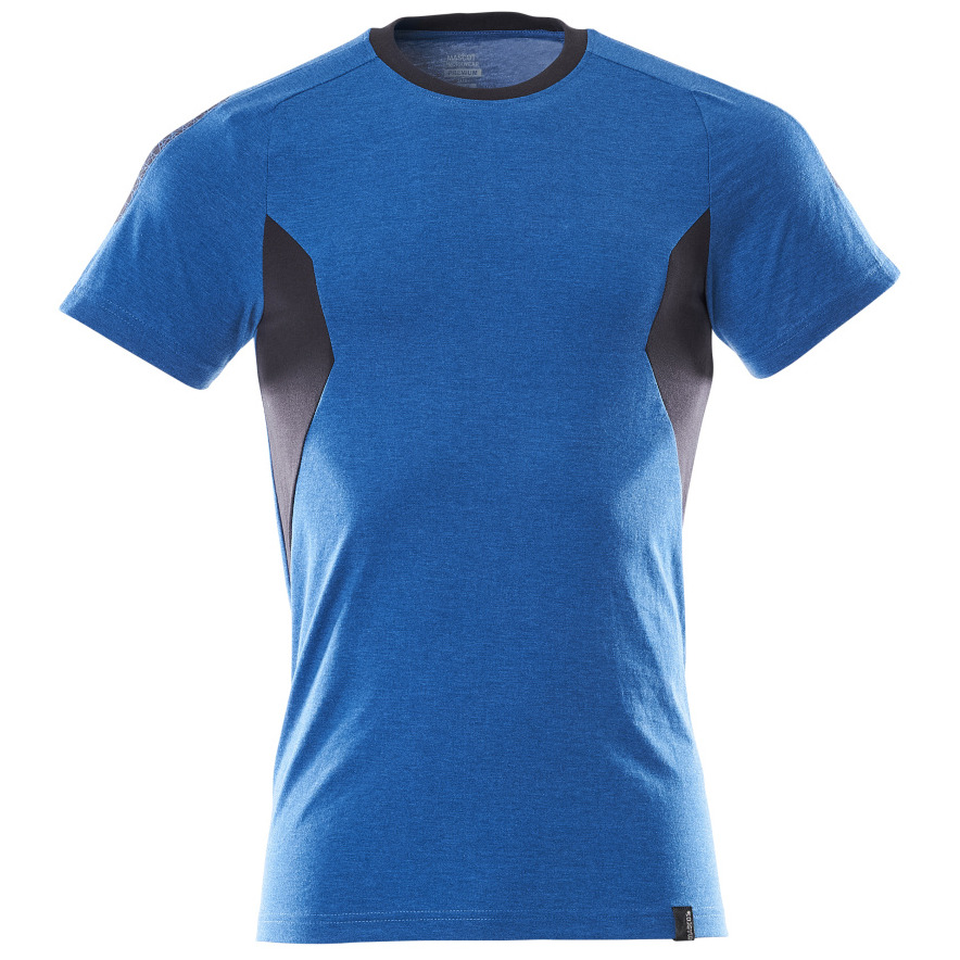T-Shirt, moderne Passform T-shirt Größe 2XLONE, azurblau/schwarzblau Produktbild img1 L