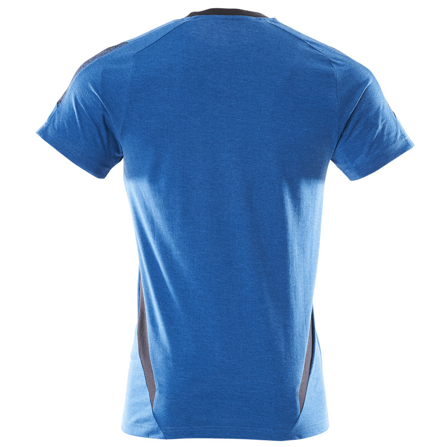 T-Shirt, moderne Passform T-shirt Größe 2XLONE, azurblau/schwarzblau Produktbild img4 L