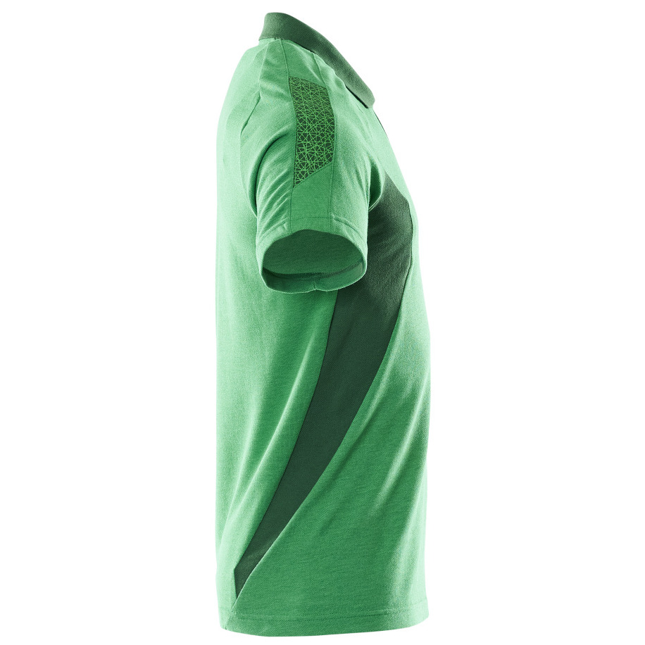 Polo-Shirt, moderne Passform Polo-shirt Größe 2XLONE, grasgrün/grün Produktbild img5 L