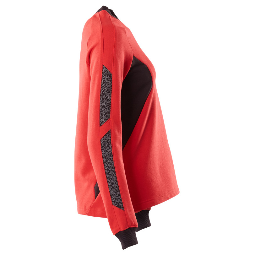 Sweatshirt, Damen Sweatshirt Größe XS ONE, verkehrsrot/schwarz Produktbild img5 L