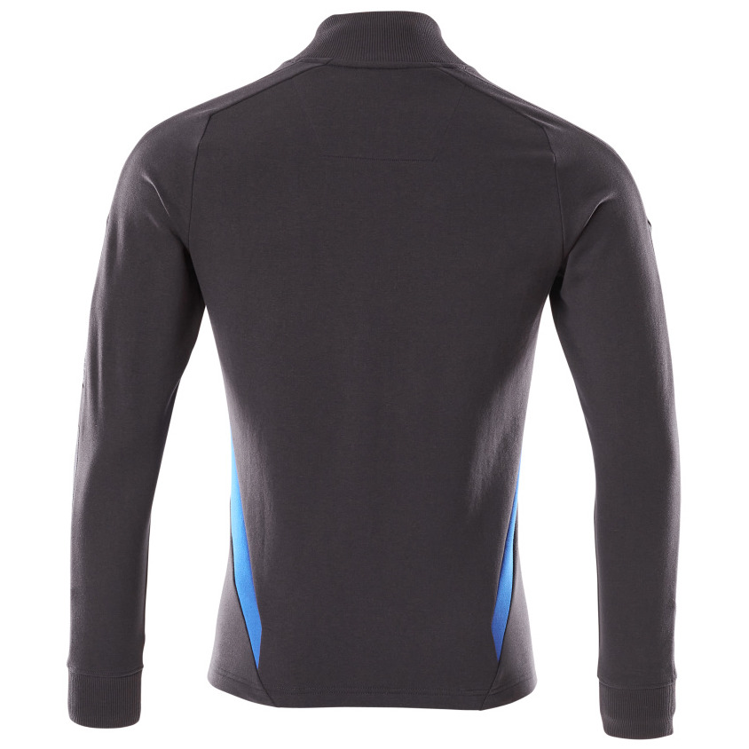 Sweatshirt Reißverschluss schwarzblau/azurblau,  2XLONE Mascot Produktbild img4 L