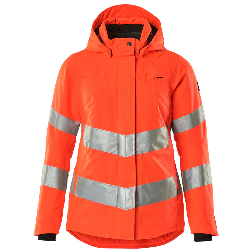 Winterjacke, Damenmodell Winterjacke Größe S, hi-vis rot Produktbild img1 L