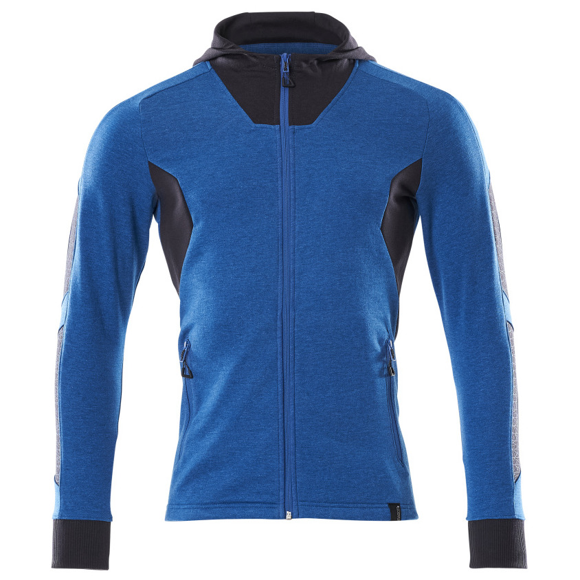 Sweatshirt mit Kapuze azurblau/schwarzblau,  2XLONE Mascot Produktbild img1 L