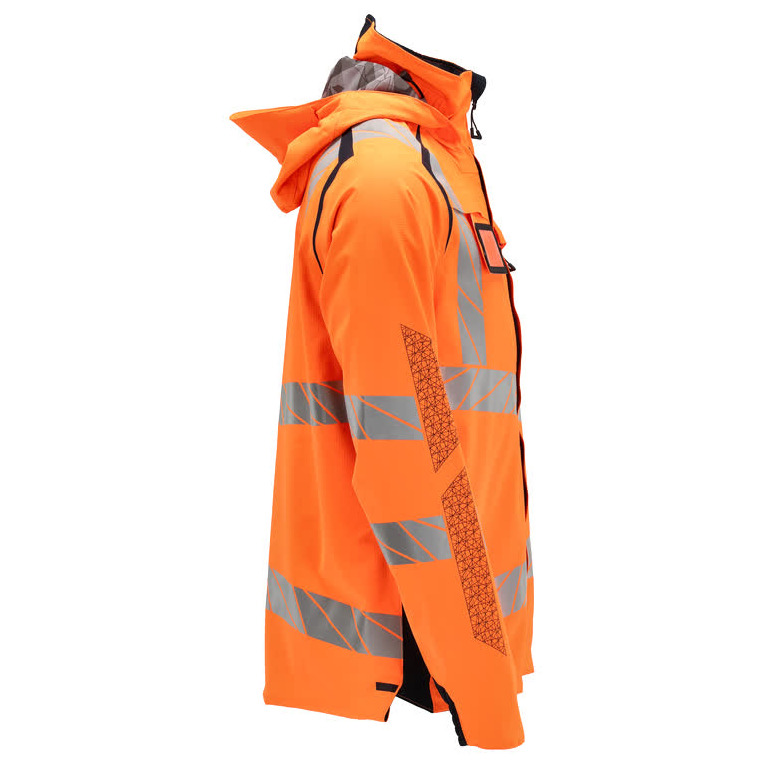 Hard Shell Jacke mit leichtem Futter Jacke Größe L, hi-vis orange/schwarzblau Produktbild img5 L