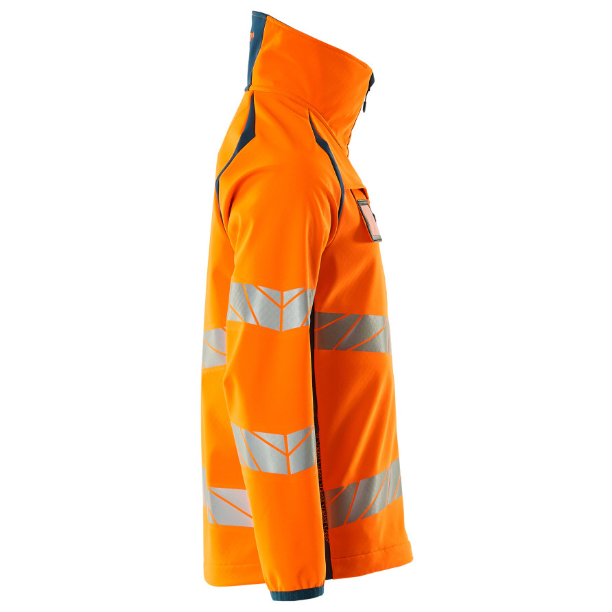 Soft Shell Jacke Soft Shell Jacke Größe 3XL, hi-vis orange/dunkelpetroleum Produktbild img5 L
