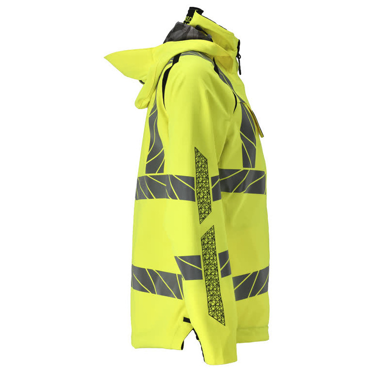 Hard Shell Jacke, Damen, leichtem Futter Jacke Größe S, hi-vis gelb/schwarz Produktbild img5 L