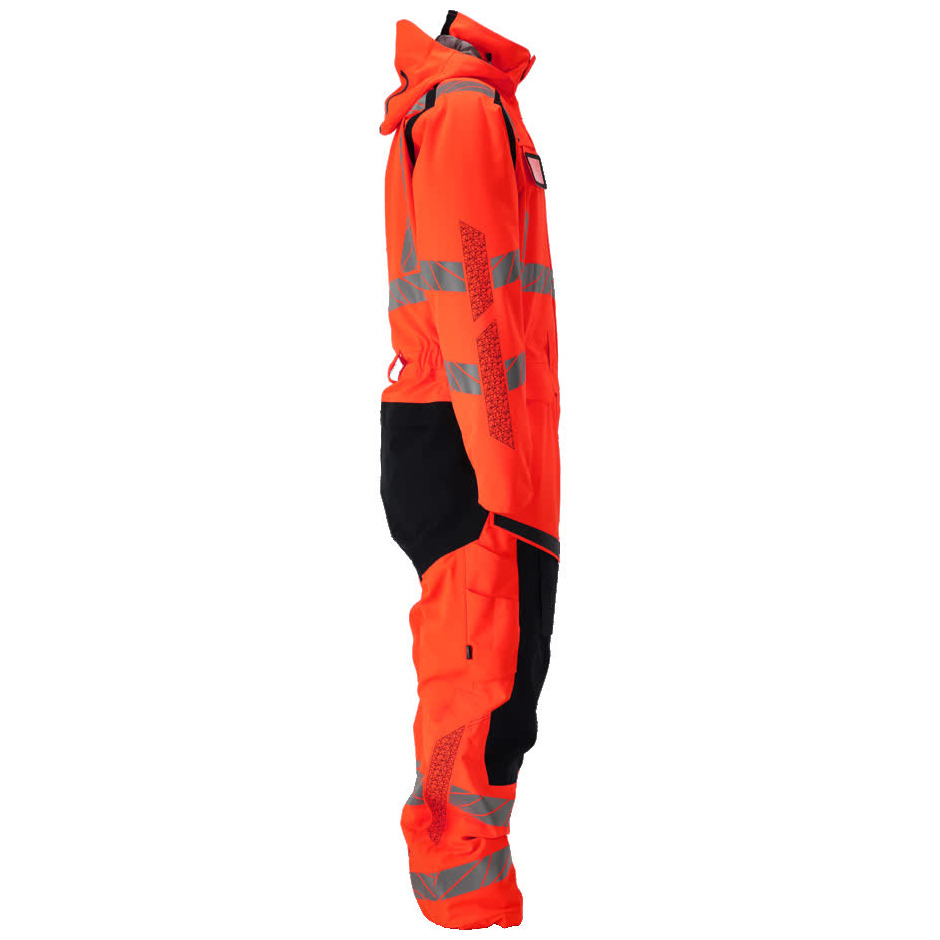 Winteroverall mit Knietaschen Winterkombination Größe S, hi-vis rot/dunkelanthrazit Produktbild img5 L