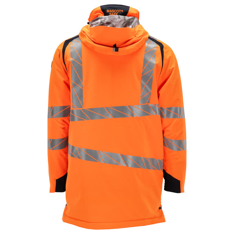 Parka CLIMASCOT®-Futter,geringes Gewicht Parka Größe XS, hi-vis orange/schwarzblau Produktbild img4 L