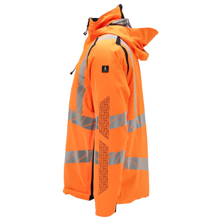 Winterjacke CLIMASCOT®, geringes Gewicht Winterjacke Größe S, hi-vis orange/schwarzblau Produktbild img3 L