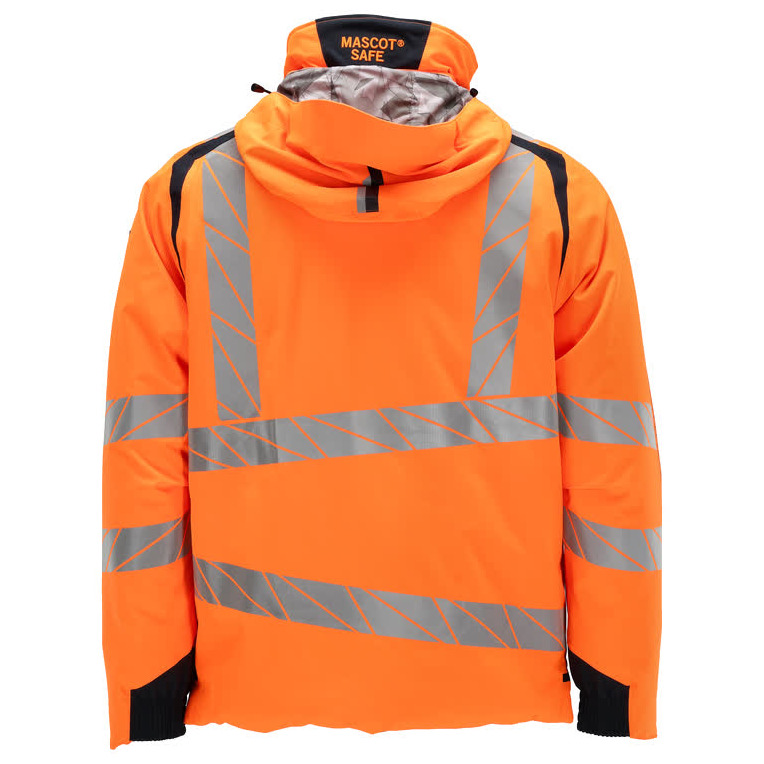 Winterjacke CLIMASCOT®, geringes Gewicht Winterjacke Größe S, hi-vis orange/schwarzblau Produktbild img4 L