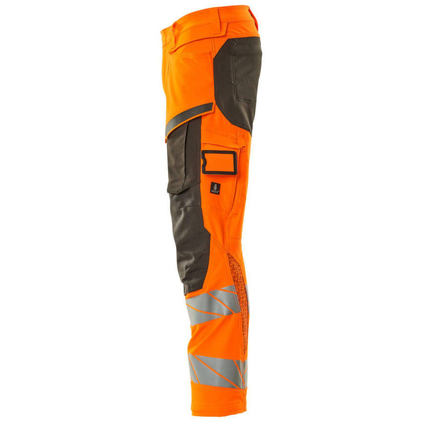 Hose mt Knietaschen, ULTIMATE STRETCH Hose Größe 82C46, hi-vis orange/dunkelanthrazit Produktbild img3 L
