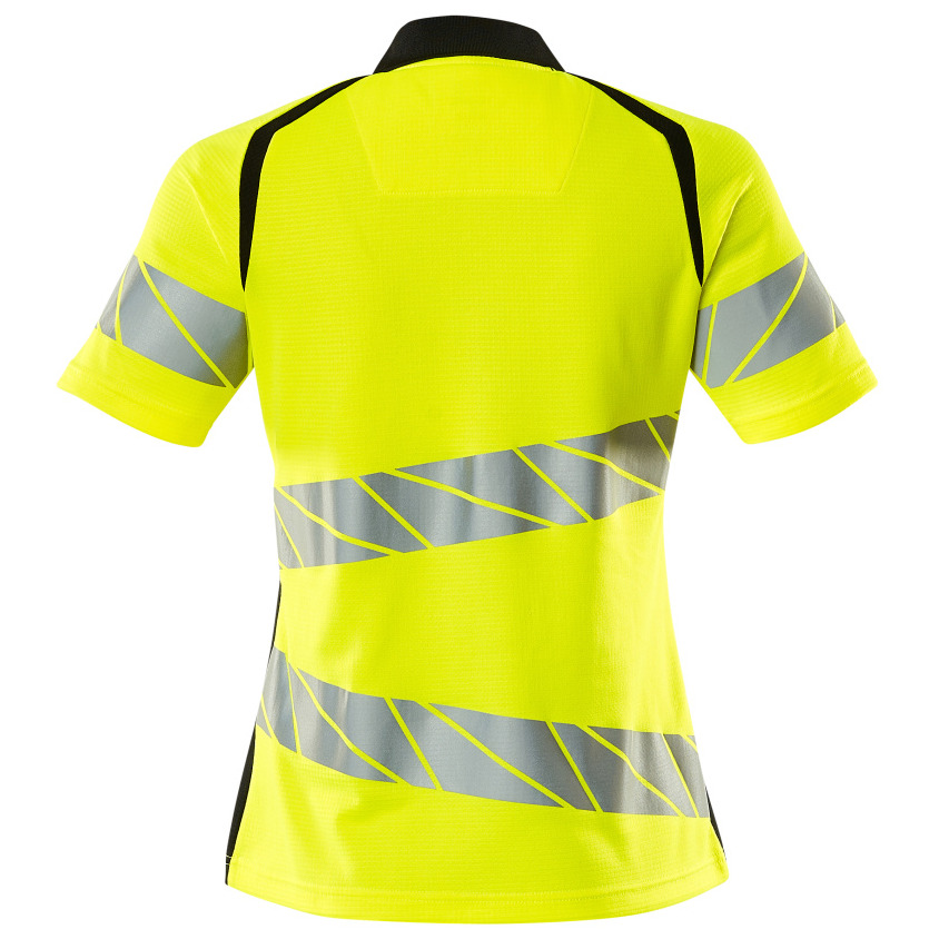 Polo-Shirt, Damenpassform Polo-shirt Größe 3XLONE, hi-vis gelb/schwarz Produktbild img4 L