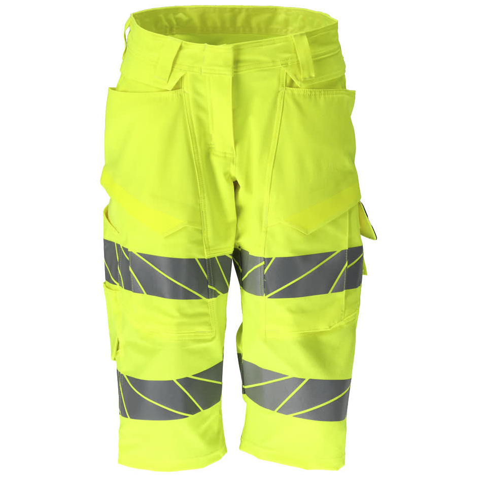 Shorts, Damenpassform, DIAMOND, Stretch Shorts Größe C42, hi-vis gelb Produktbild img1 L