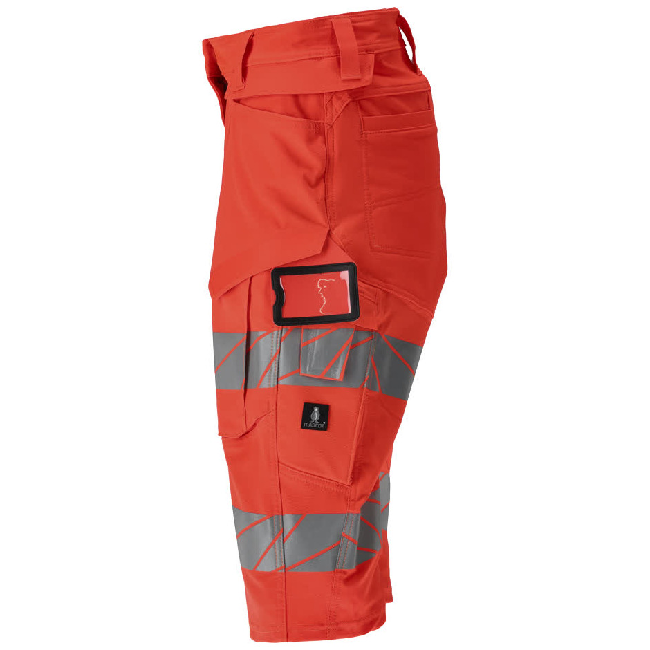Shorts, Damenpassform, DIAMOND, Stretch Shorts Größe C54, hi-vis rot Produktbild img3 L