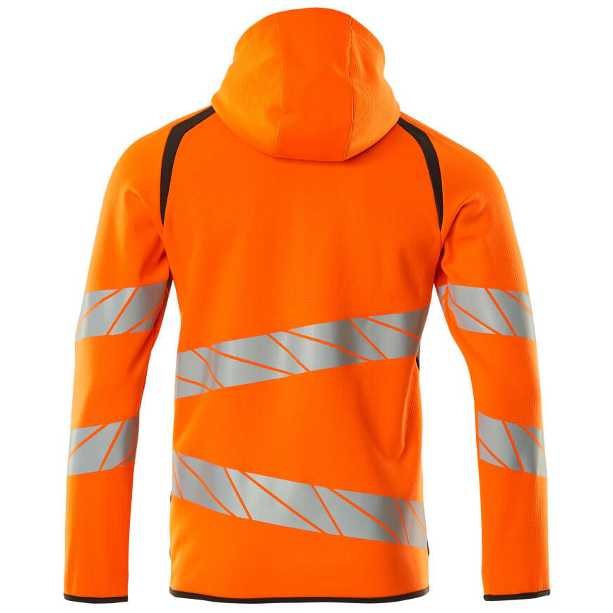 Sweatshirt mit Kapuze, moderne Passform Kapuzensweatshirt Größe L, hi-vis orange/dunkelanthrazit Produktbild img4 L