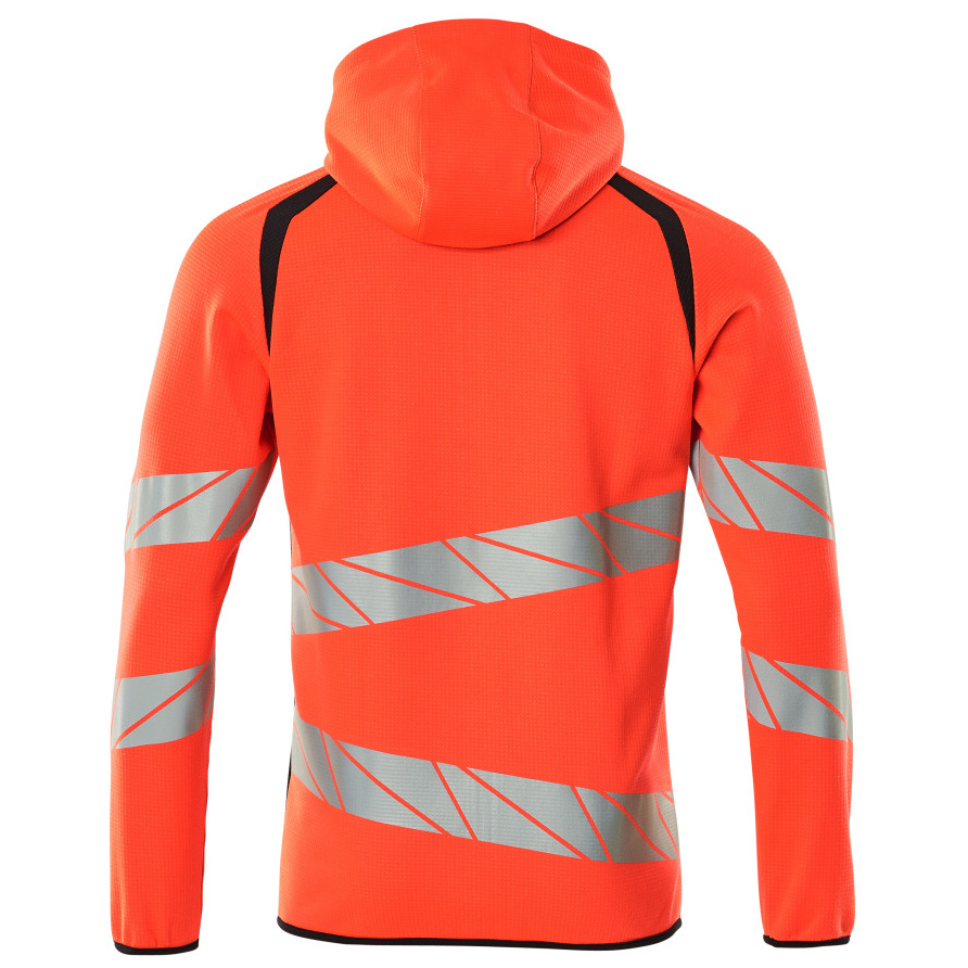 Sweatshirt mit Kapuze, moderne Passform Kapuzensweatshirt Größe 5XL, Hi-vis rot/schwarzblau Produktbild img4 L
