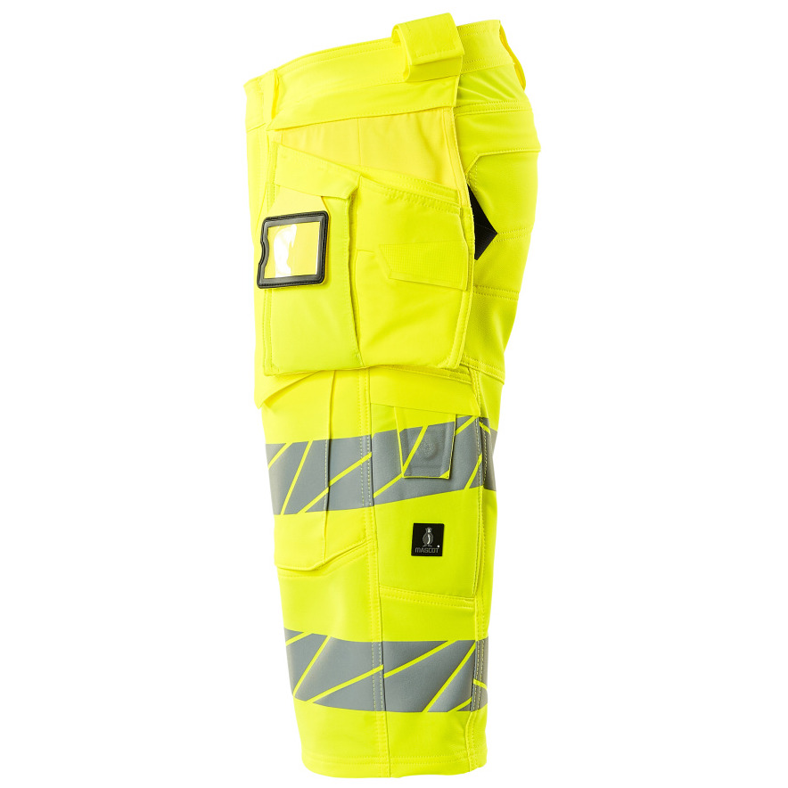 Shorts mit Hängetaschen,ULTIMATE STRETCH Shorts Größe C54, hi-vis gelb Produktbild img3 L