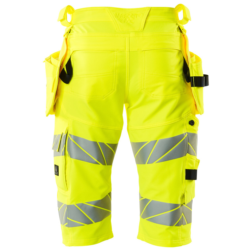 Shorts mit Hängetaschen,ULTIMATE STRETCH Shorts Größe C54, hi-vis gelb Produktbild img4 L