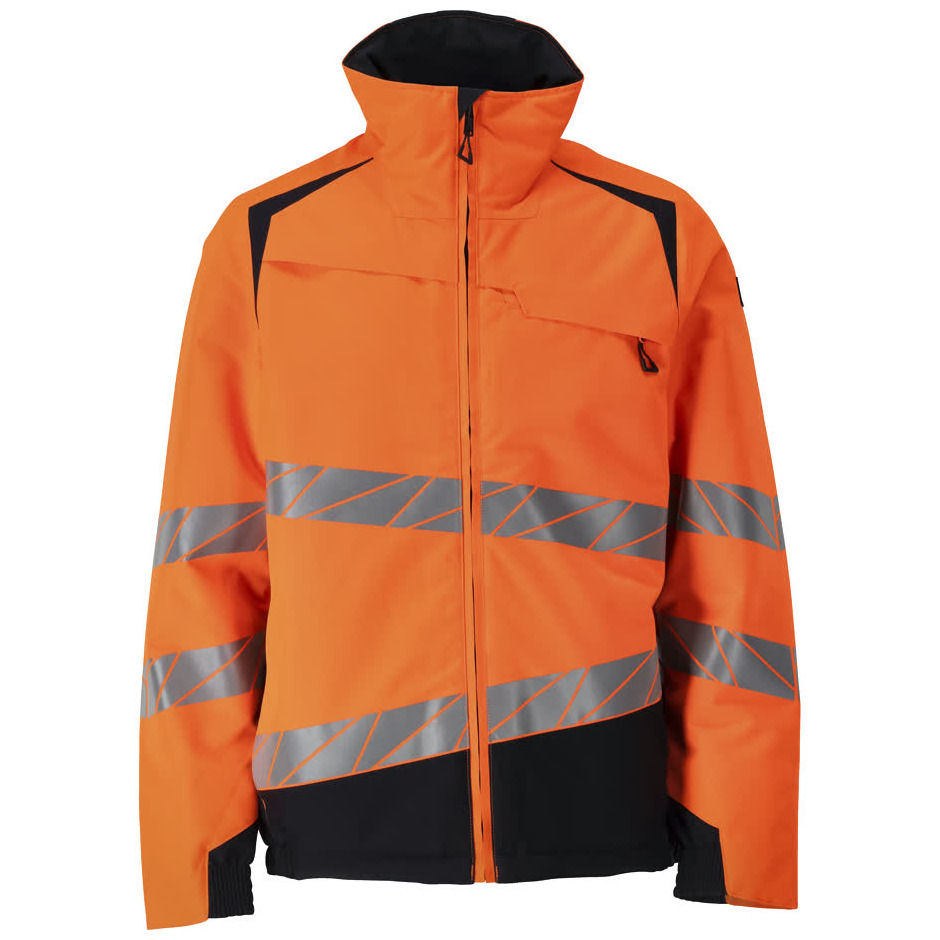 Winterjacke mit CLIMASCOT®-Futter Winterjacke Größe L, hi-vis orange/schwarzblau Produktbild img1 L