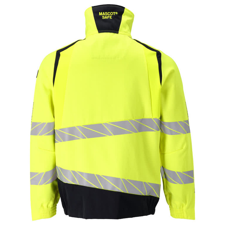 Jacke, Stretch-Einsätze Arbeitsjacke Größe XL, hi-vis gelb/schwarzblau Produktbild img4 L