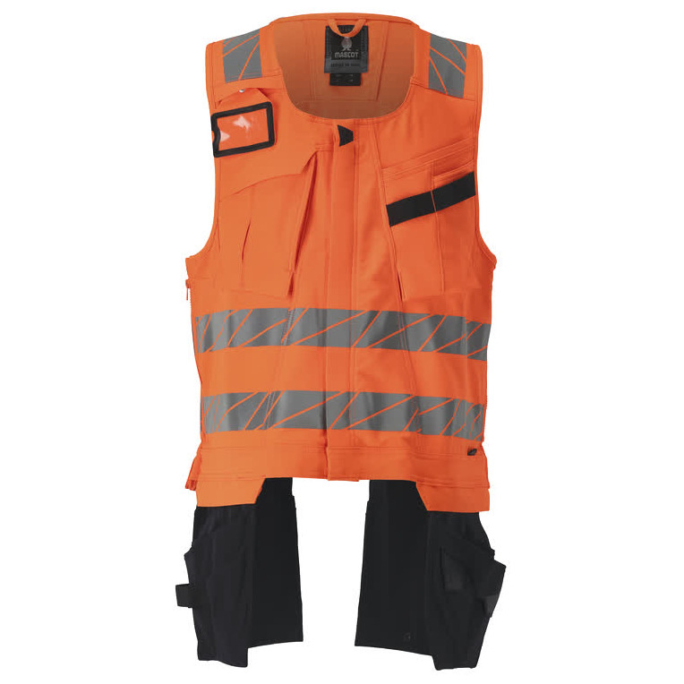 Werkzeugweste, ULTIMATE STRETCH Werkzeugweste Größe 2XL, hi-vis orange/schwarzblau Produktbild img1 L