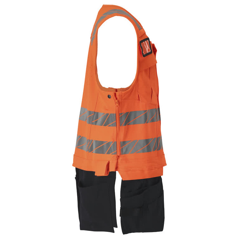 Werkzeugweste, ULTIMATE STRETCH Werkzeugweste Größe 2XL, hi-vis orange/schwarzblau Produktbild img5 L