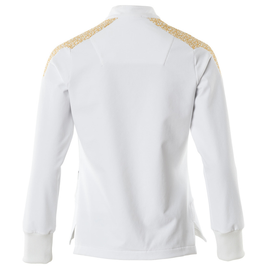 Jacke, Damen, ULTIMATE STRETCH Arbeitsjacke, weiss/currygelb Mascot Produktbild img3 L