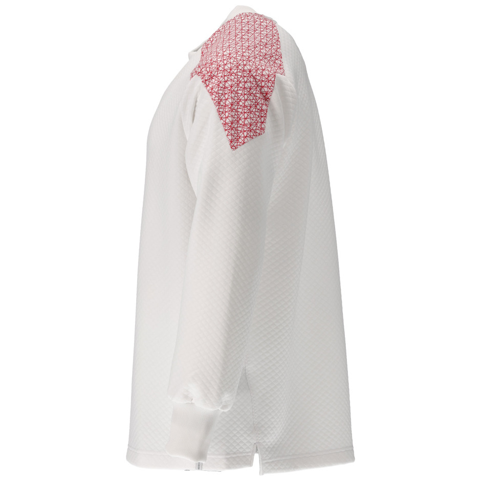 Sweatshirt Sweatshirt Größe 3XL, weiss/verkehrsrot Produktbild img3 L