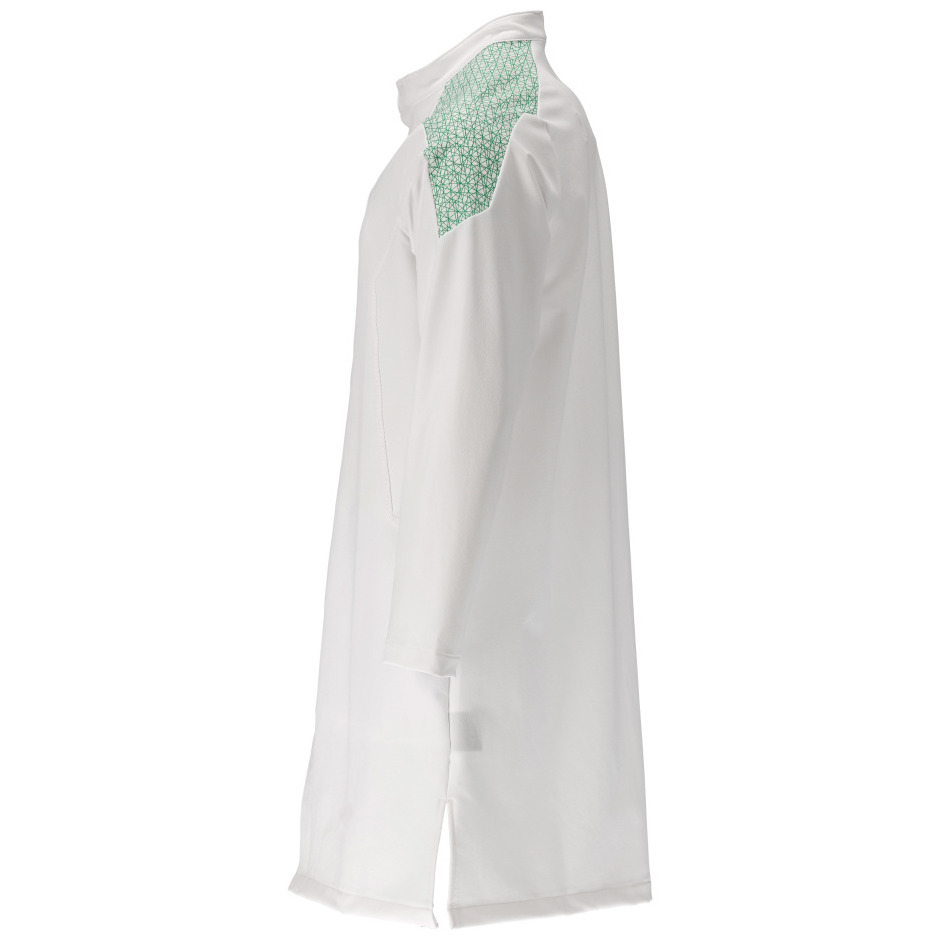 Kittel, ULTIMATE STRETCH Kittel Größe 4XL, weiss/grasgrün Produktbild img3 L