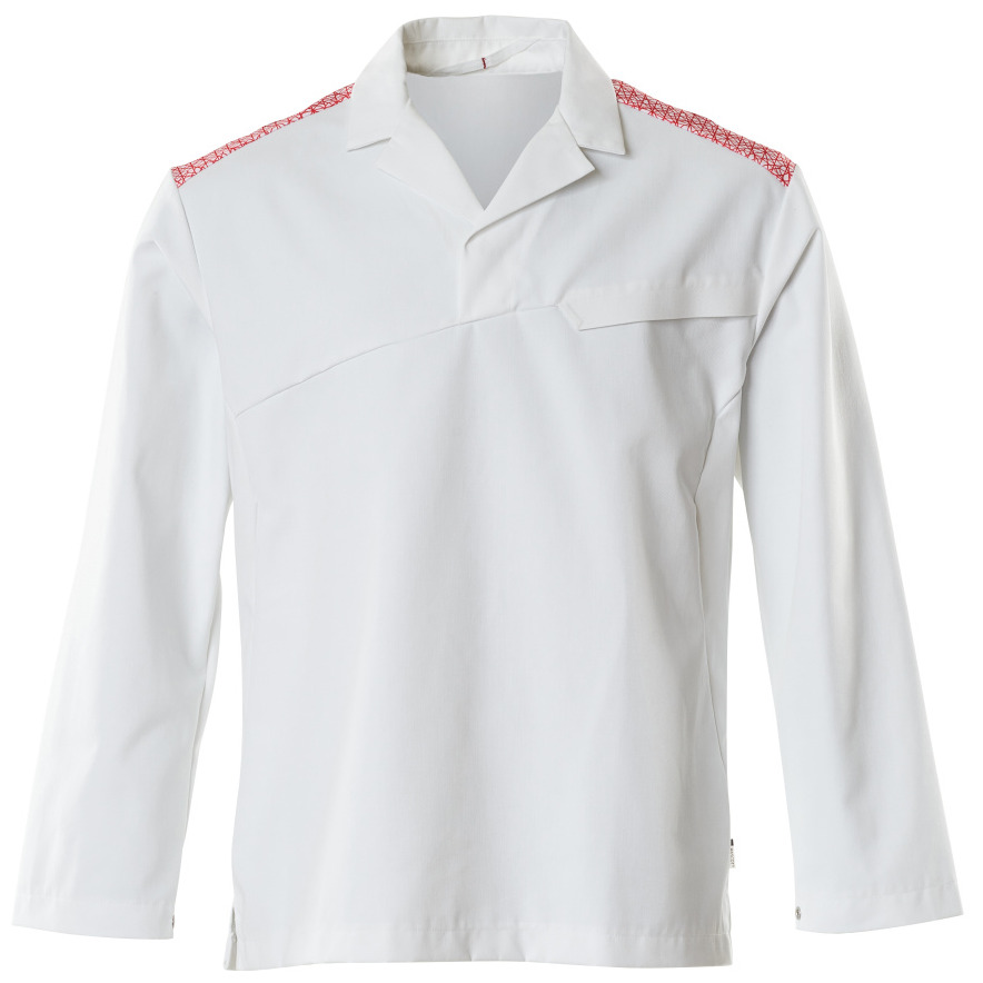 Schlupfkasack Schlupfskasack Größe 2XL, weiss/verkehrsrot Produktbild img1 L