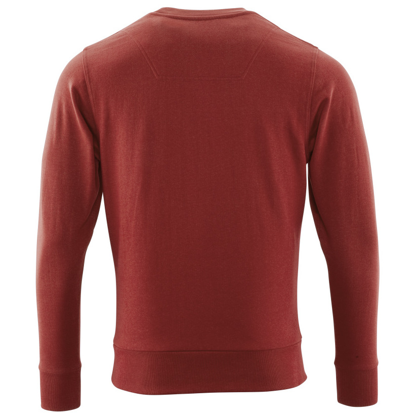 Sweatshirt,moderne Passform Sweatshirt Größe 6XLONE, Herbstrot Produktbild img4 L