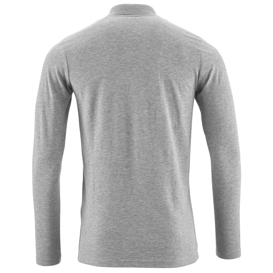Polo-Shirt, Langarm, ProWash® Polo-shirt Größe 2XLONE, grau-meliert Produktbild img4 L