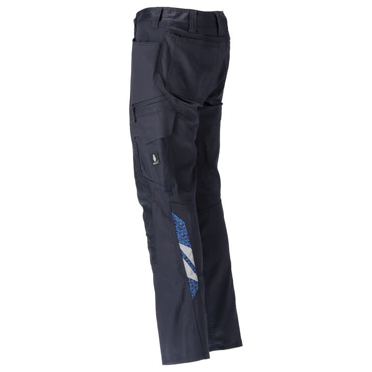 Hose mit Knietaschen, cotton+, leicht Hose Größe 82C68, schwarzblau Produktbild img3 L