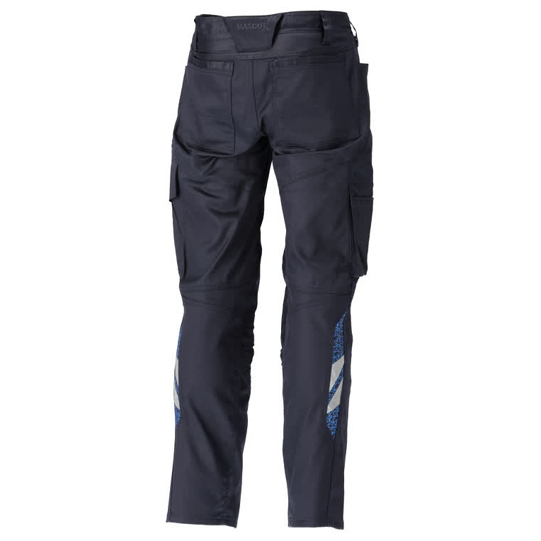 Hose mit Knietaschen, cotton+, leicht Hose Größe 82C68, schwarzblau Produktbild img4 L