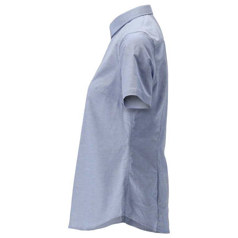 Hemd, Kurzarm, klassische Damen, Stretch Damenbluse Größe 38, hellblau Produktbild img3 L