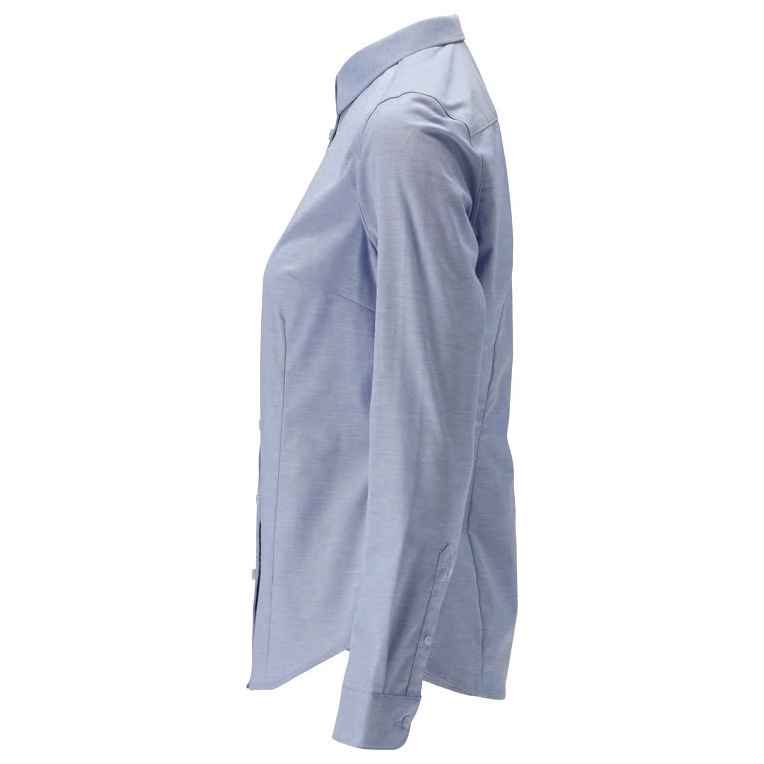 Hemd, moderne Damenpassform, Stretch Damenbluse Größe 38, hellblau Produktbild img3 L