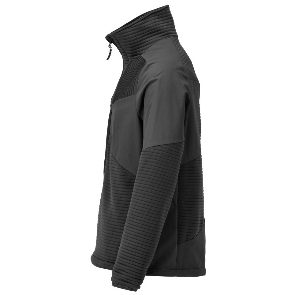 Fleecepullover,kurzem Reißversch.,Futter Microfleecejacke Größe 3XL, schwarz Produktbild img3 L
