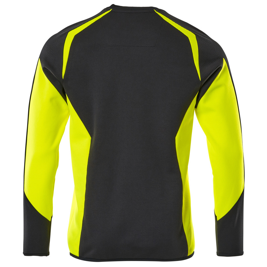 Sweatshirt, moderne Passform Sweatshirt Größe S, schwarz/hi-vis gelb Produktbild img4 L