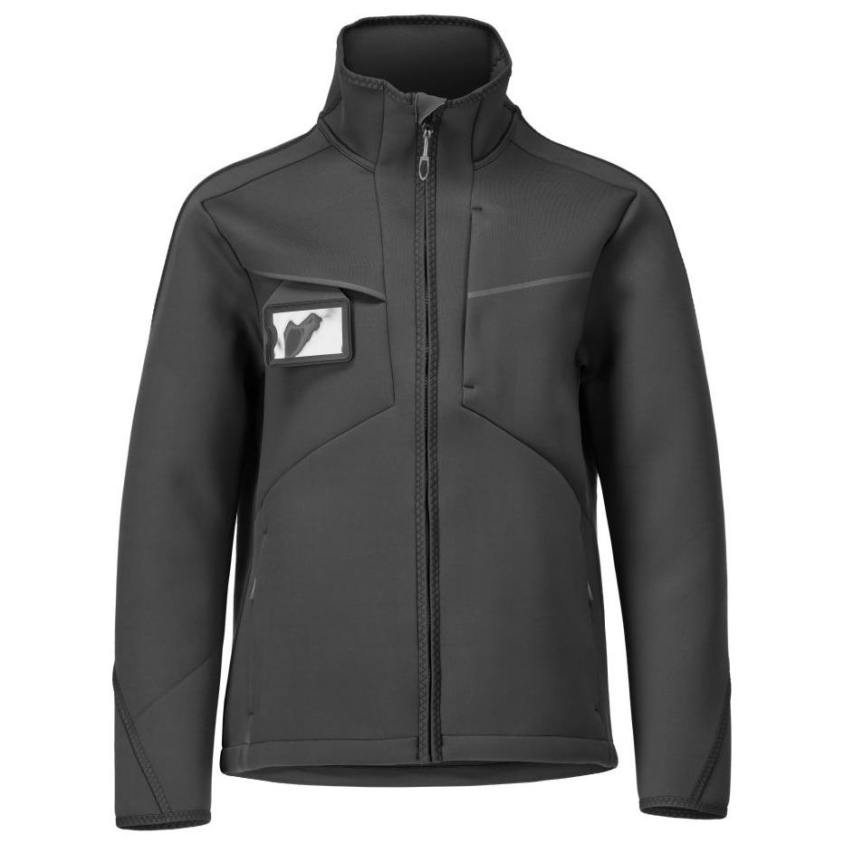 Soft Shell Jacke, moderne Passform Soft Shell Jacke Größe XL, schwarz Produktbild img1 L